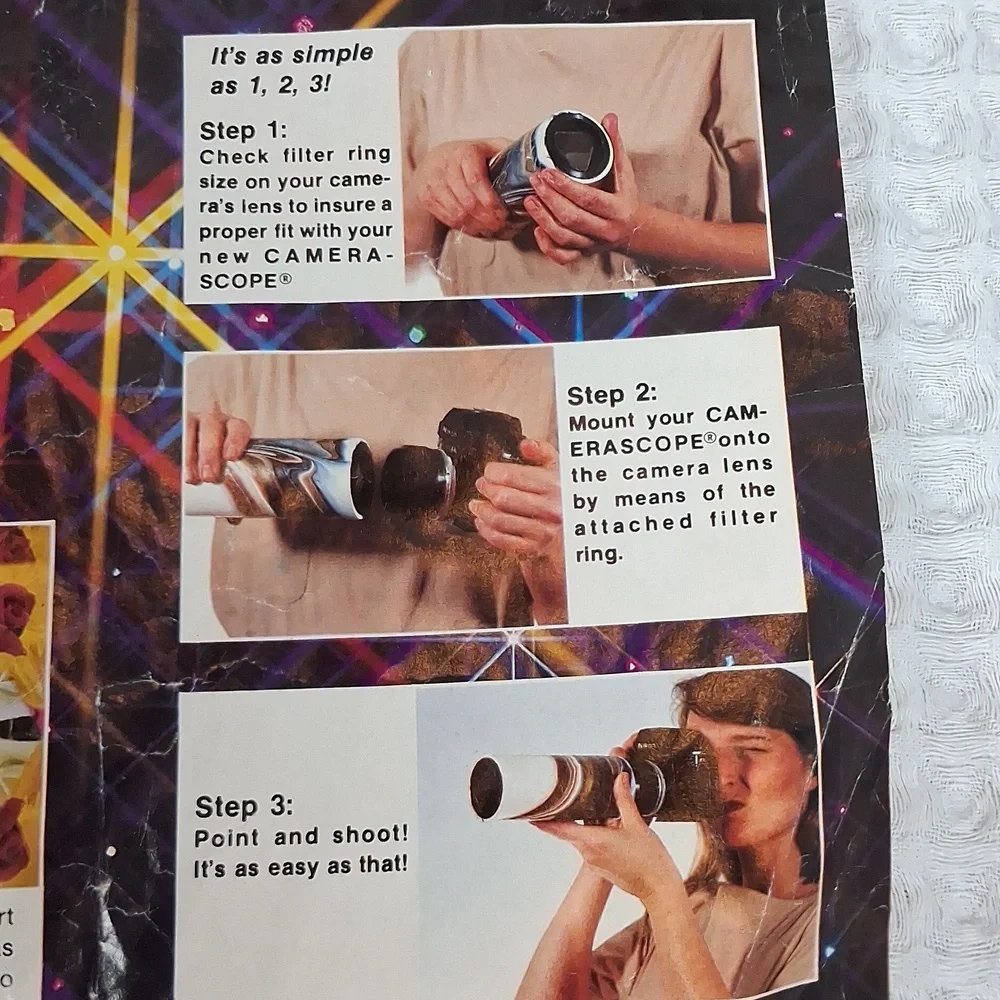 Vintage Camerascope By Kaleidovisions Camera Special Effects Lens Attachment